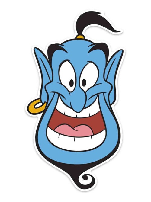 Masque en carton Le Génie - Disney Aladdin  27 cm - Kiabi