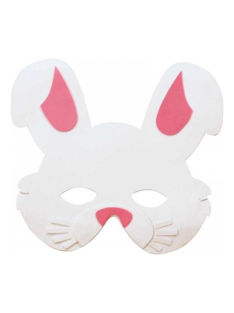 Masque en mousse modele lapin Rose - Kiabi