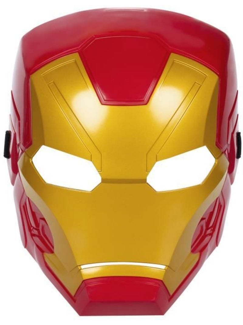 Masque enfant iron man avec sangle ajustable - hasbro, marvel avengers Rouge - Kiabi
