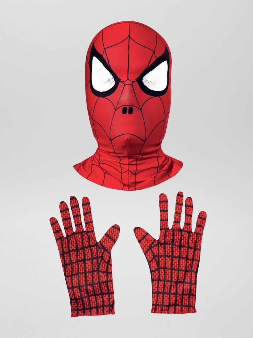 Masque 'Spider-Man' + gants Rouge - Kiabi