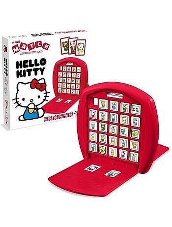 Match hello kitty - jeu de société - winning moves - alignez 5 cubes identiques pour gagner