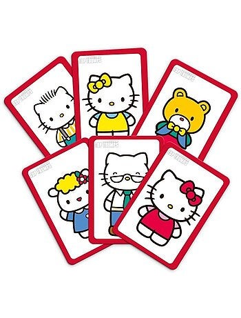 Match hello kitty - jeu de société - winning moves - alignez 5 cubes identiques pour gagner