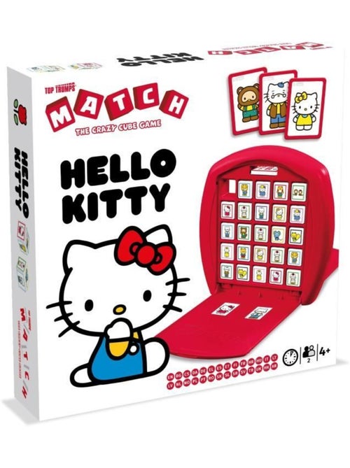 Match hello kitty - jeu de société - winning moves - alignez 5 cubes identiques pour gagner - Kiabi
