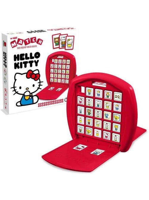 Match hello kitty - jeu de société - winning moves - alignez 5 cubes identiques pour gagner - Kiabi