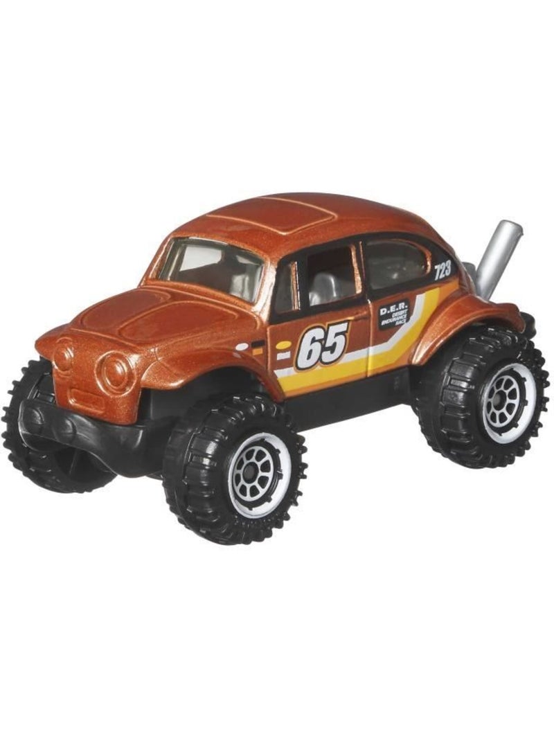 Matchbox - pack de 5 véhicules (modèle aléatoire) - petites voitures - 3 ans et + c1817 Orange - Kiabi