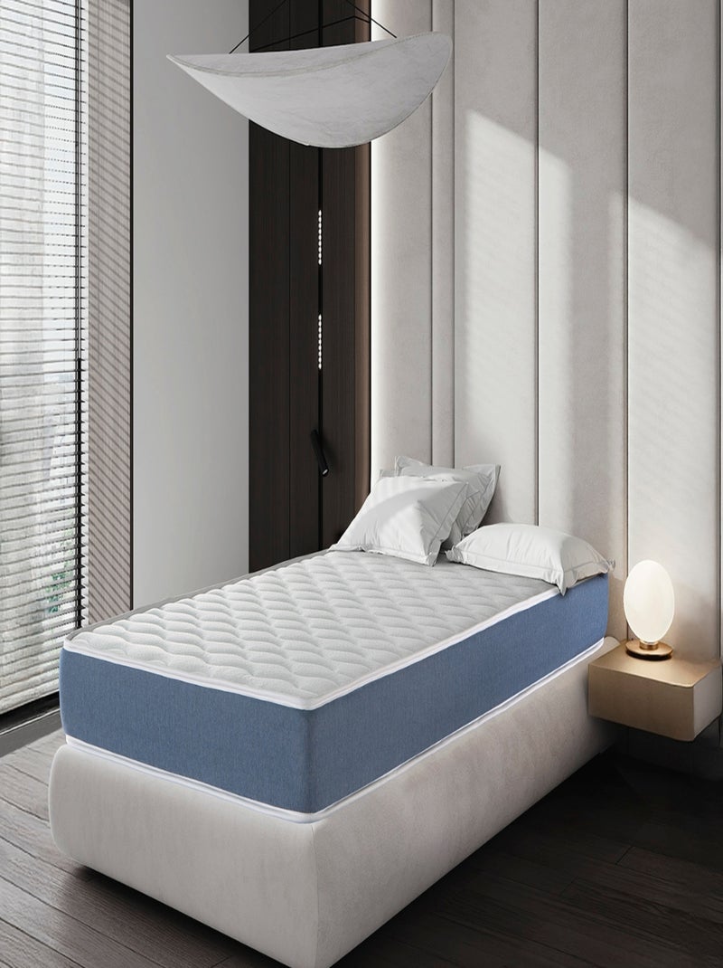 Matelas 135X180 ARES, Epaisseur 16 CM Gris taupe - Kiabi