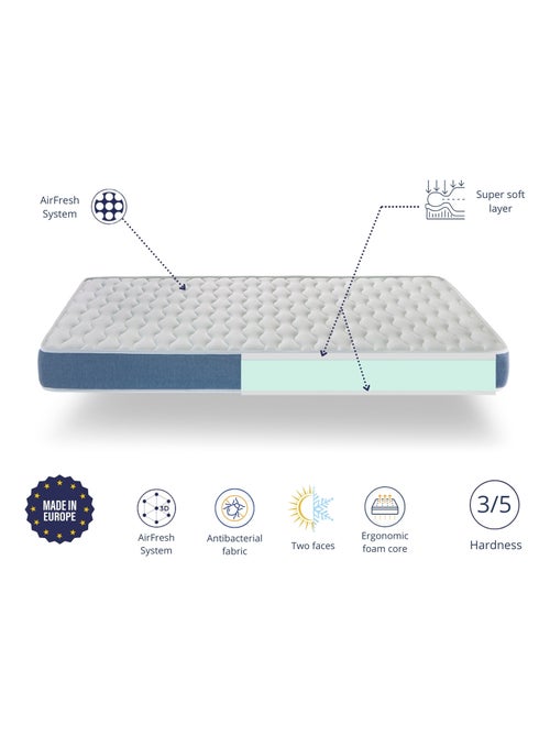 Matelas 135X180 ARES, Epaisseur 16 CM - Kiabi