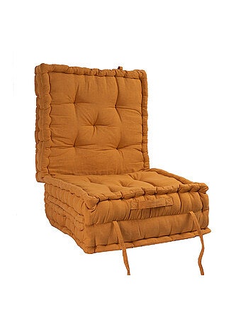 Matelas 3 pièces coton recyclé 50x50x30 cm