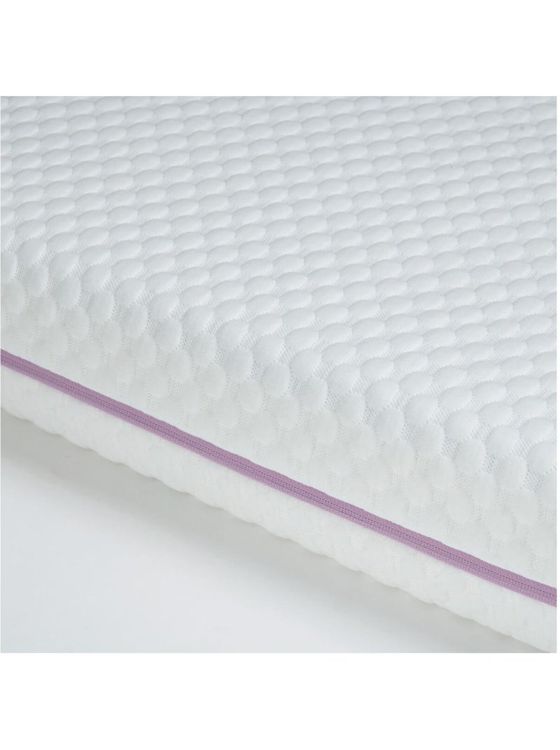 Matelas 70x140 cm pour lit bébé Évolutif Bien-Être - Libère la tension - Déhoussable à 360° Blanc - Kiabi