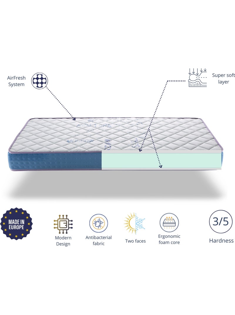 Matelas 90X190 LIT ENFANTS Épaisseur 18 CM KUNIO FOAM N/A - Kiabi