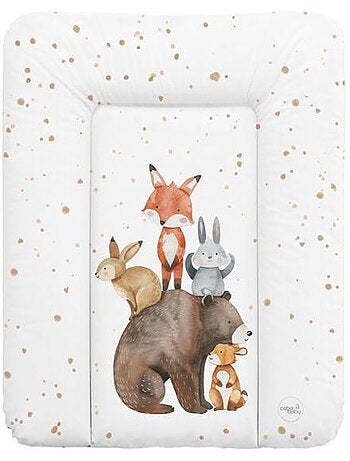 Matelas à langer - amis de la forêt 50x70 cm - ceba baby