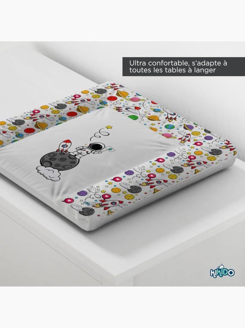 Matelas à langer - imperméable oeko-tex - kikido Blanc - Kiabi