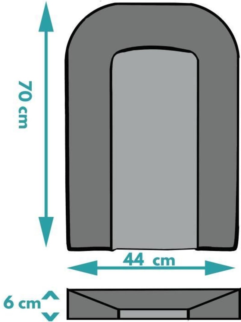 Matelas à langer - looping - bclplp - plaque mousse - lapin pyjama Gris - Kiabi