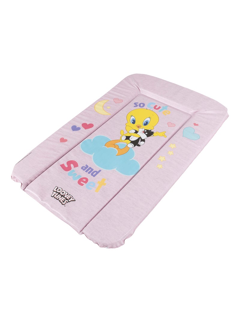 Matelas à langer -Looney Tunes Titi et Grosminet - souple Rose - Kiabi