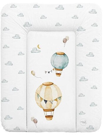Matelas à langer 50x70 cm motif ballons - ceba baby