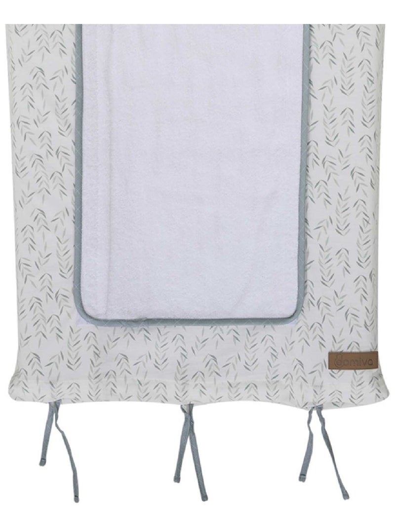 Matelas à langer à liens esprit nature Blanc - Kiabi