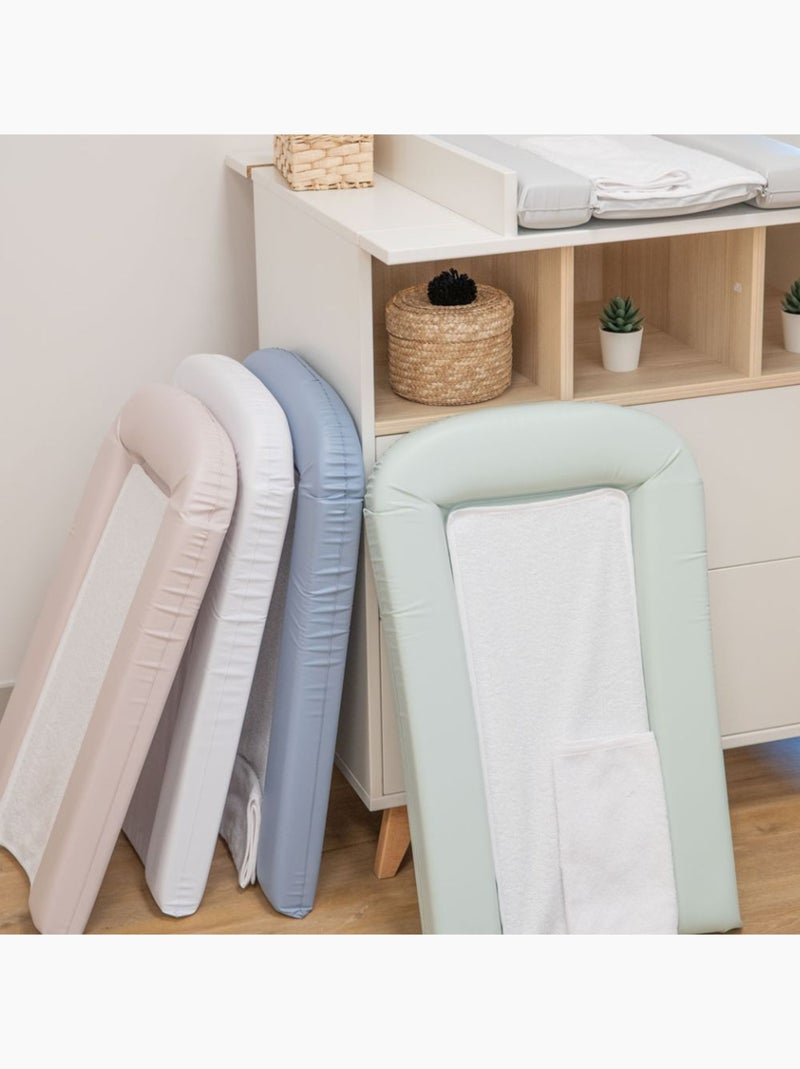 Matelas à langer avec 2 éponges amovibles Blanc - Kiabi