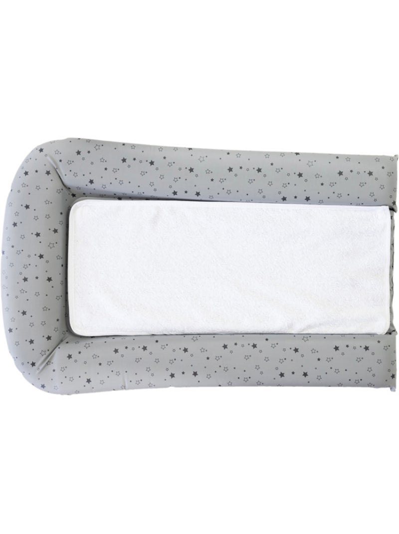 Matelas à langer avec éponges amovibles Gris - Kiabi