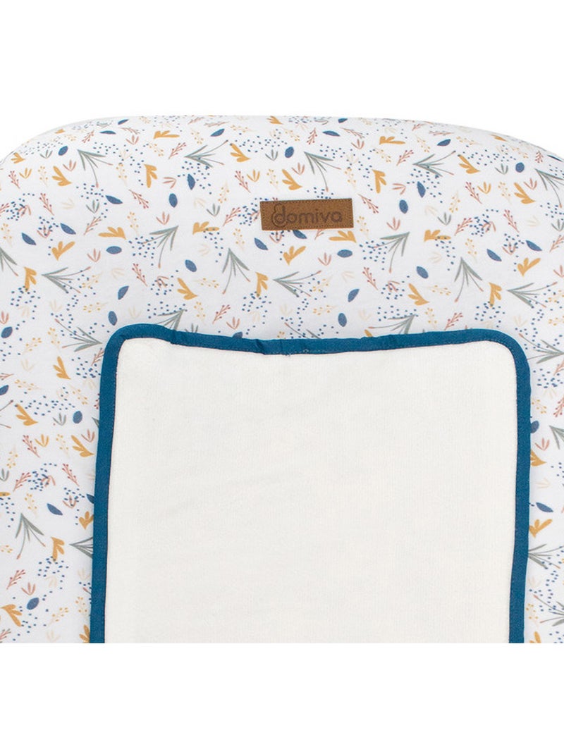 Matelas à langer avec housse en coton Bleu - Kiabi