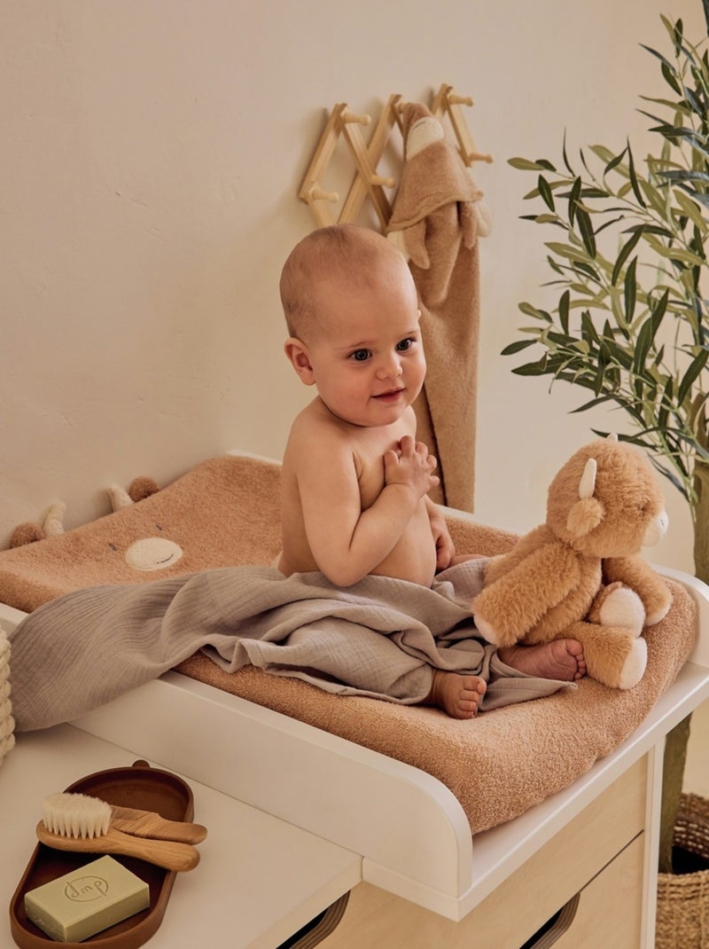 Matelas à langer avec housse en éponge Noukie's Beige - Kiabi
