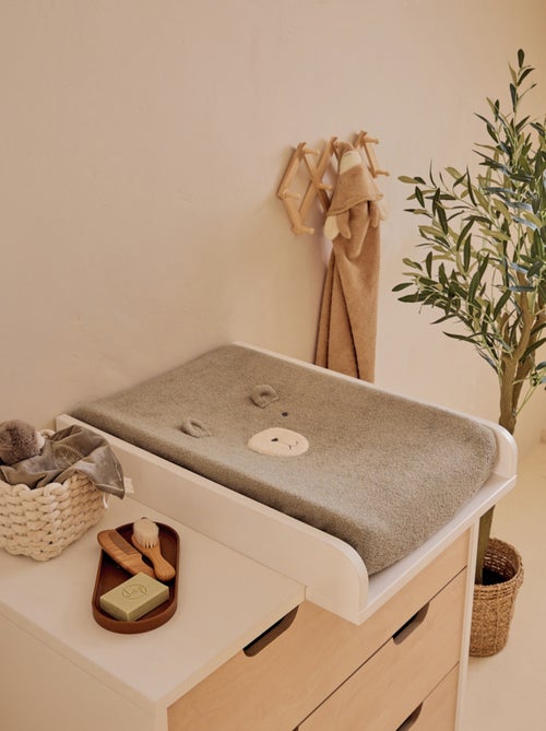 Matelas à langer avec housse en éponge sauge Noukie's - Kiabi