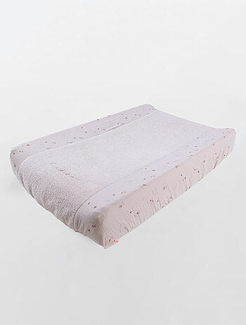 Matelas à langer avec housse éponge et mousseline Noukie's