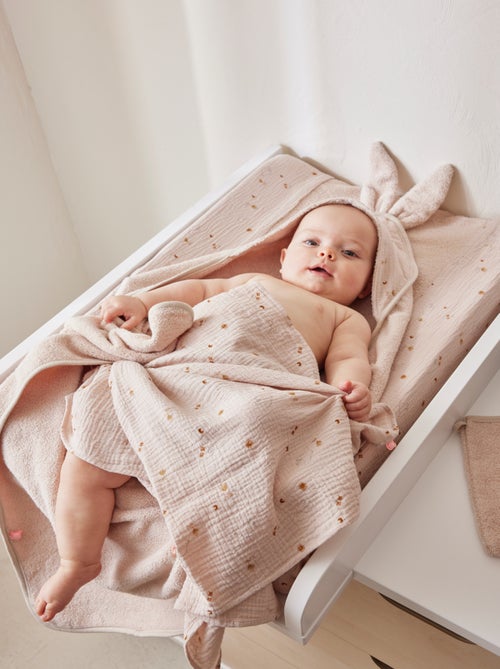 Matelas à langer avec housse éponge et mousseline Noukie's - Kiabi