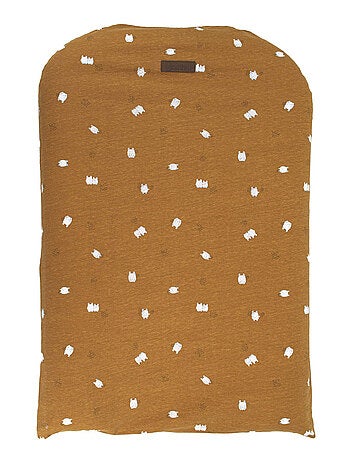 Matelas à langer avec housse motif enfantin