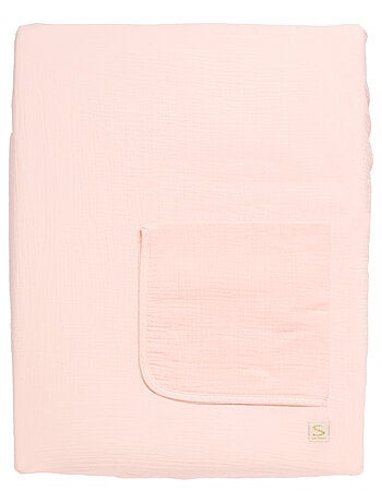 Matelas à langer avec sa housse en double gaze de coton et sa serviette - SAUTHON