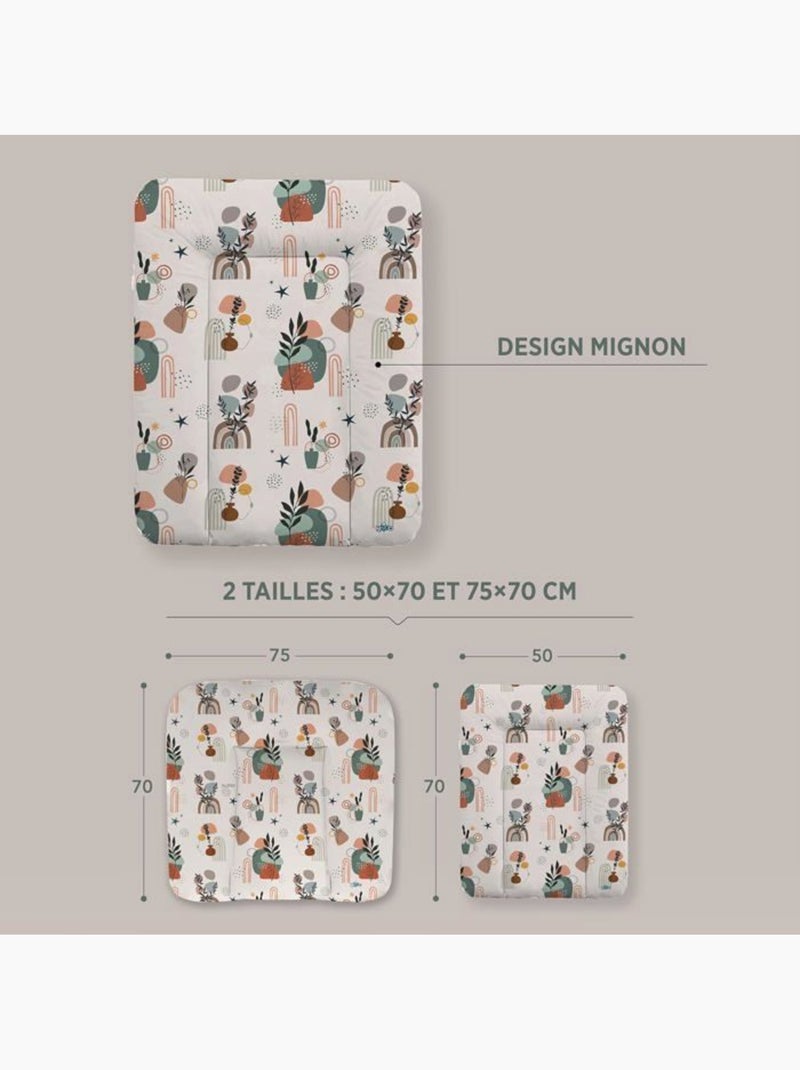 Matelas à langer bébé - imperméable certifié oeko-tex - kikido Beige - Kiabi