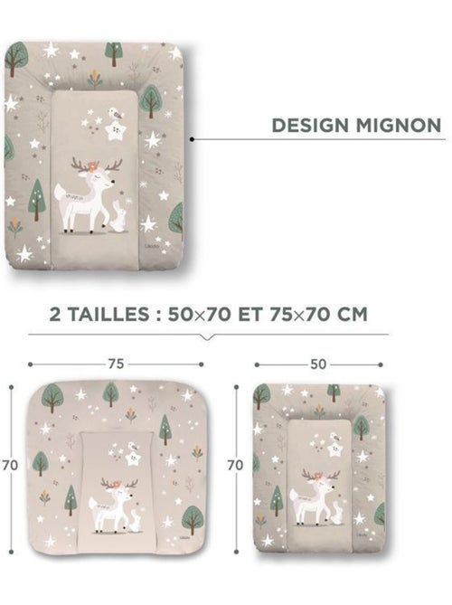 Matelas à langer bébé - imperméable, motif animaux de la forêt - kikido - Kiabi Matelas à langer bébé - imperméable, motif animaux de la forêt - kikido - Kiabi