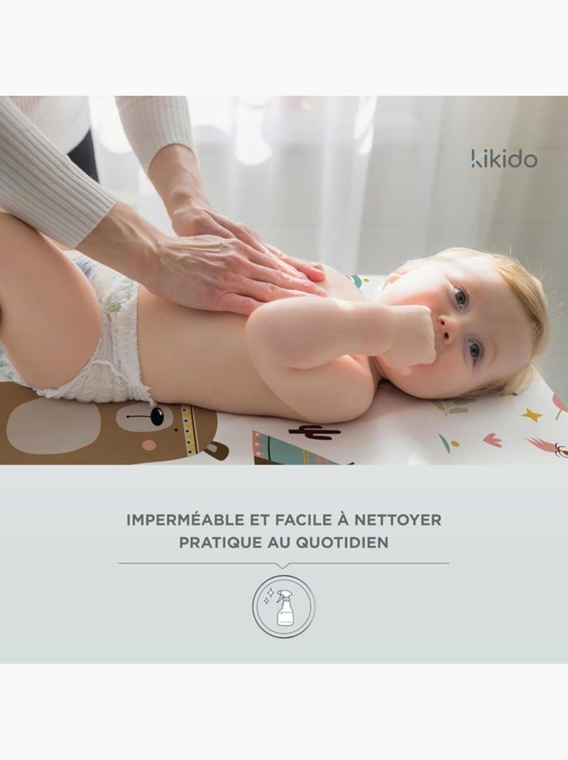 Matelas à langer bébé - imperméable motif licorne - kikido Rose - Kiabi