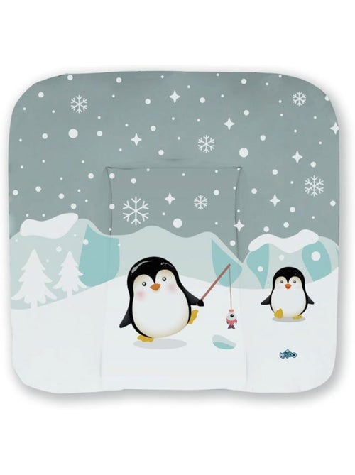 Matelas à langer bébé - imperméable motif pingouins - kikido - Kiabi Matelas à langer bébé - imperméable motif pingouins - kikido - Kiabi