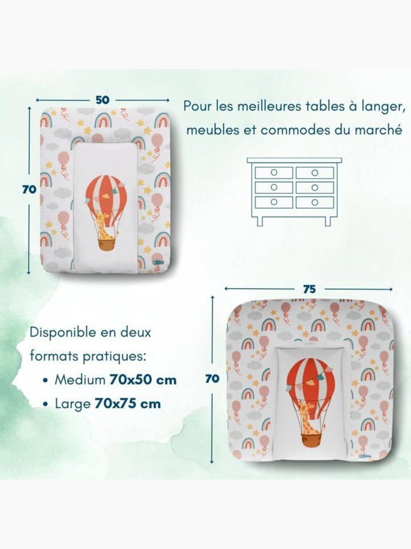 Matelas à langer bébé - imperméable oeko-tex - kikido Blanc - Kiabi