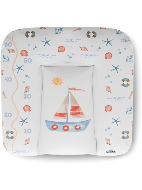 Matelas à langer bébé - imprimé bateau 75x70 cm - kikido - Kiabi Matelas à langer bébé - imprimé bateau 75x70 cm - kikido - Kiabi