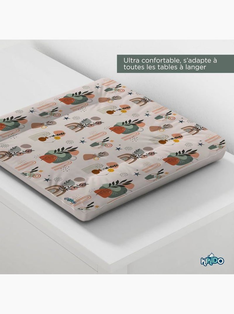 Matelas à langer bébé - imprimé bateau 75x70 cm - kikido Multicolore - Kiabi