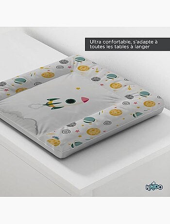 Matelas à langer bébé 75x70 cm imperméable oeko-tex shuttle - kikido