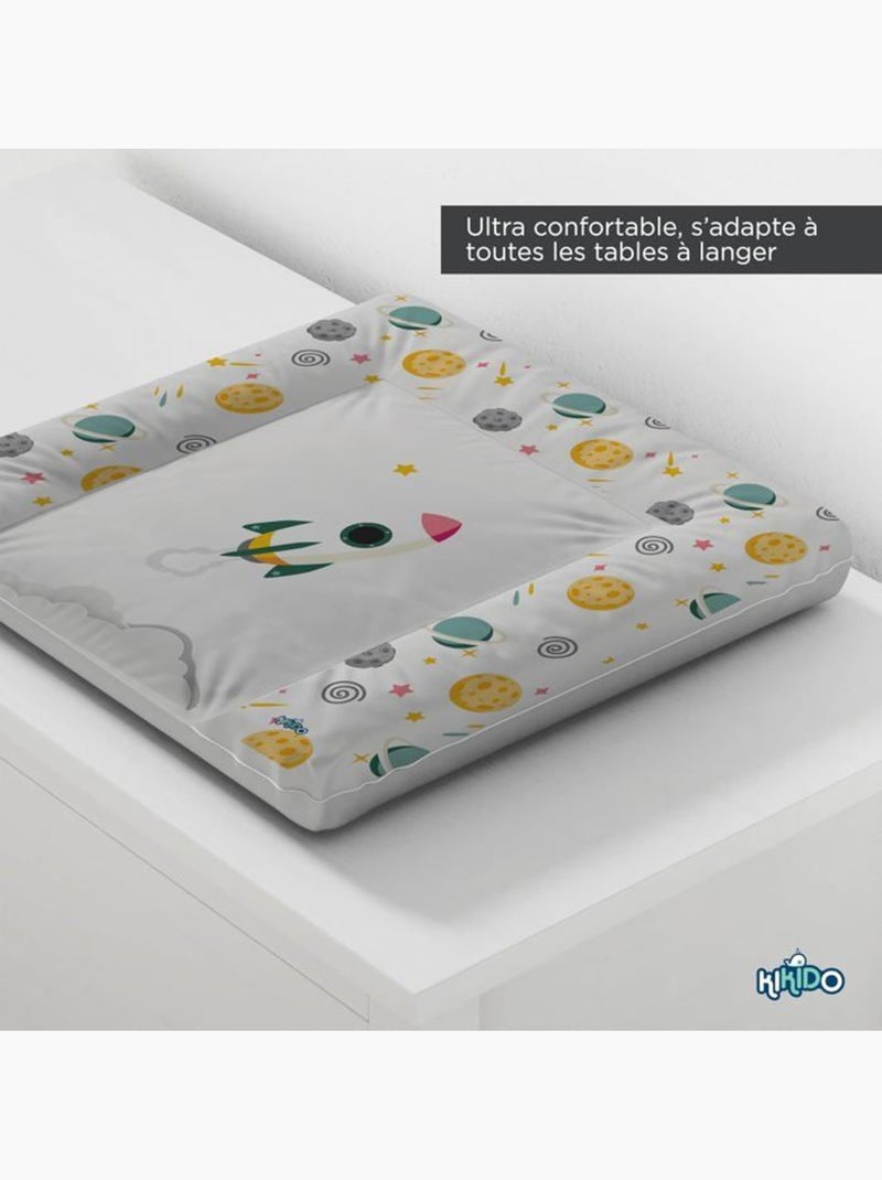 Matelas à langer bébé 75x70 cm imperméable oeko-tex shuttle - kikido Multicolore - Kiabi