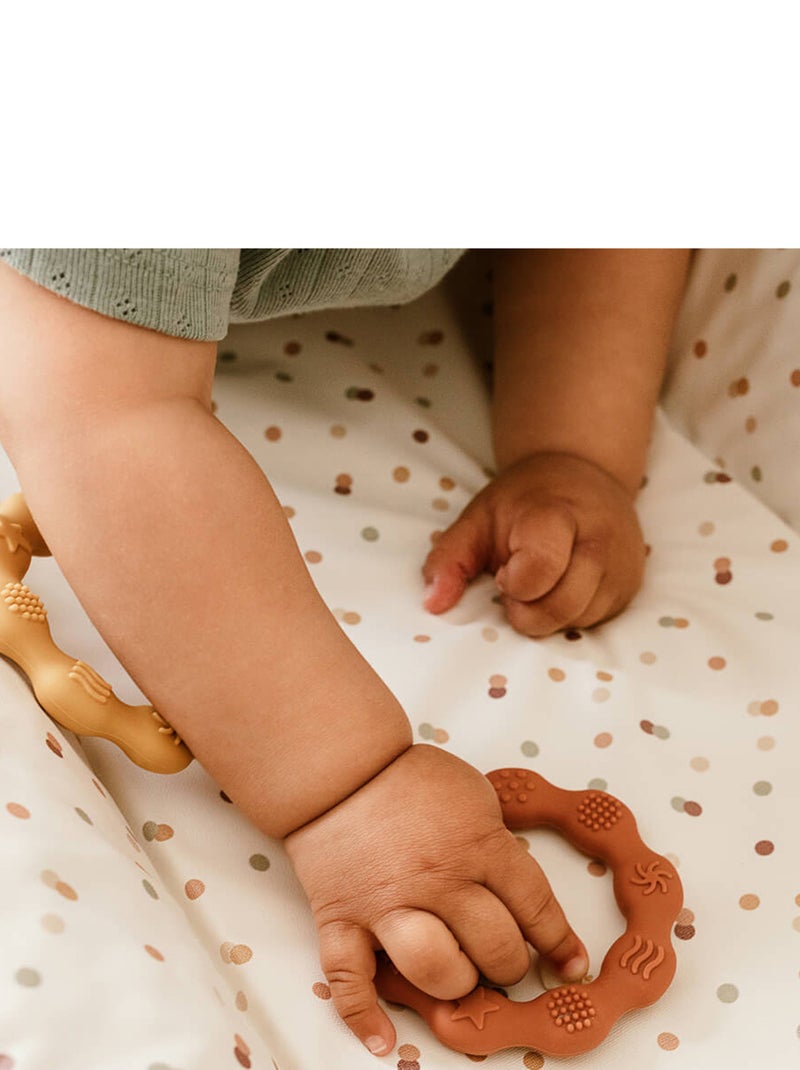 Matelas à langer bébé Flocons Taupe - Kiabi