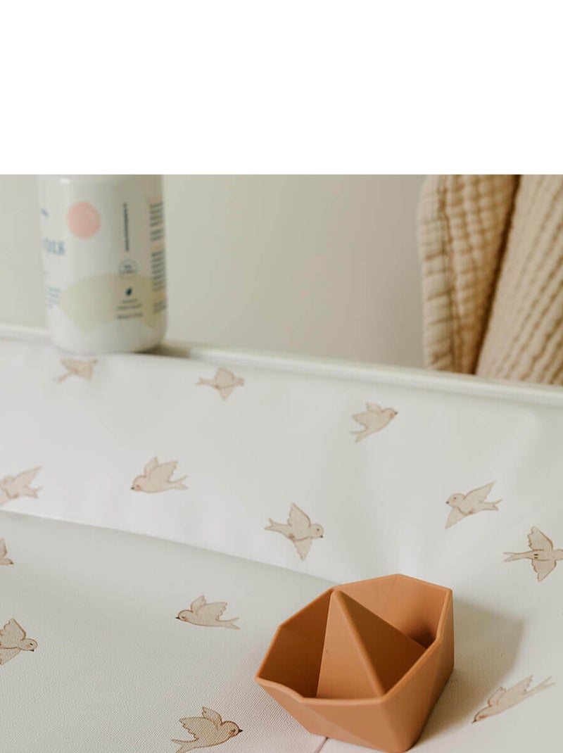 Matelas à langer bébé Luxe Beige/Blanc - Kiabi