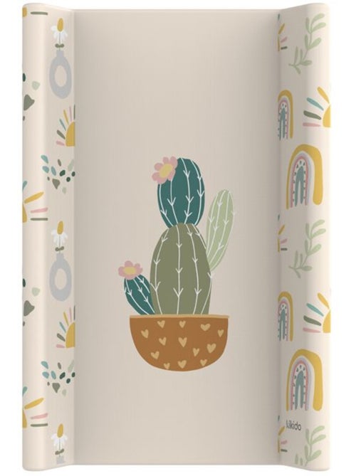 Matelas à langer bébé rigide 50x70 cm motif cactus - kikido - Kiabi Matelas à langer bébé rigide 50x70 cm motif cactus - kikido - Kiabi