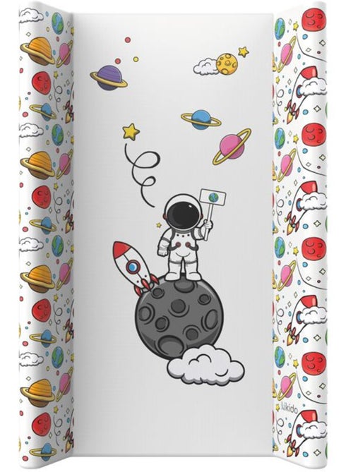 Matelas à langer bébé rigide à rebords 50x70 cm astronaute - kikido - Kiabi Matelas à langer bébé rigide à rebords 50x70 cm astronaute - kikido - Kiabi
