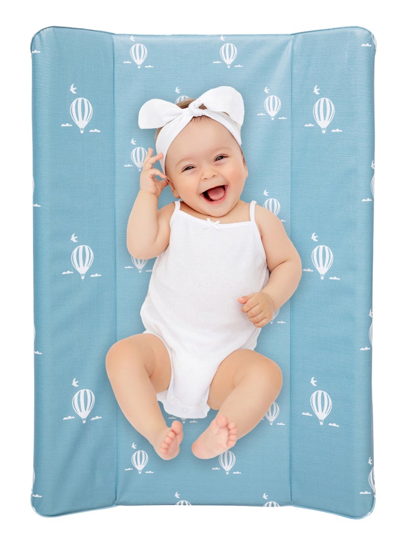 Matelas à langer bébé Standard Premium - Ballon - Little Band Bleu Blanc - Kiabi
