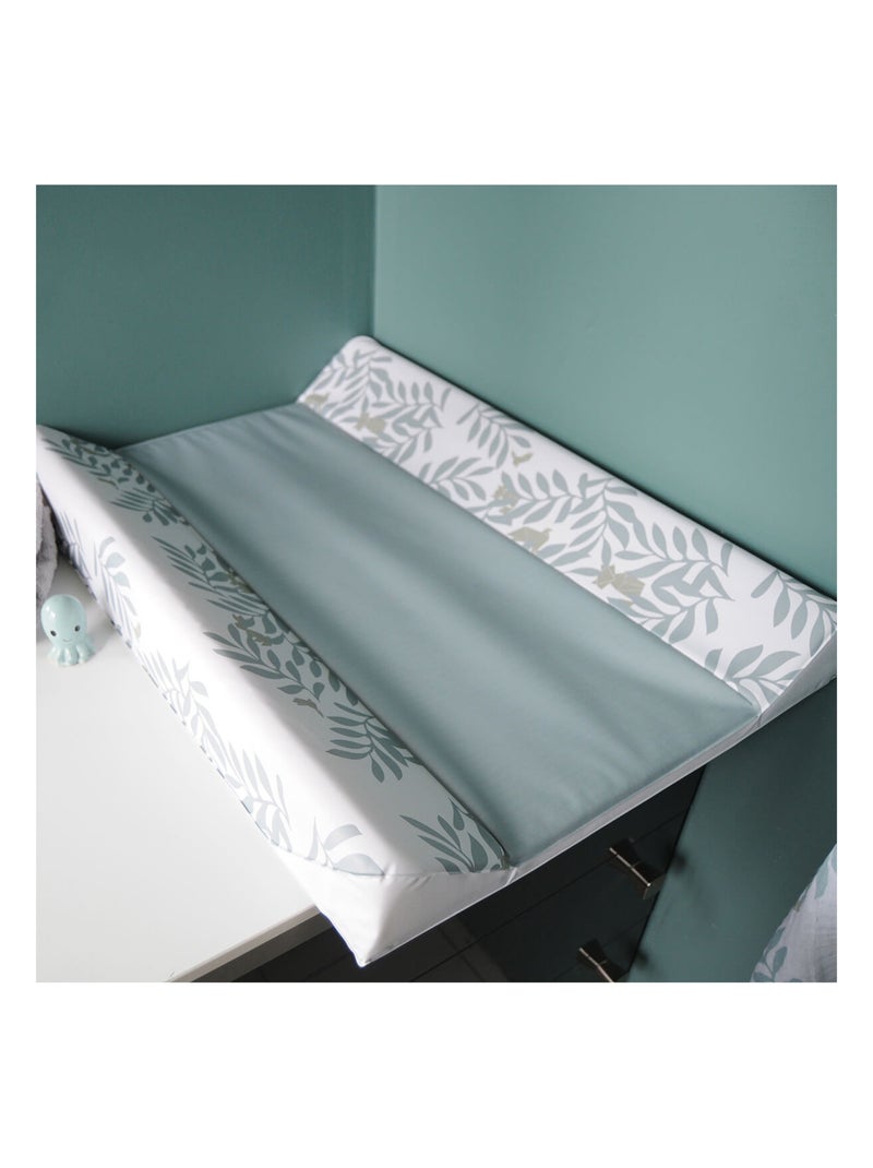 Matelas à langer bébé Standard Premium Blanc Vert clair - Kiabi
