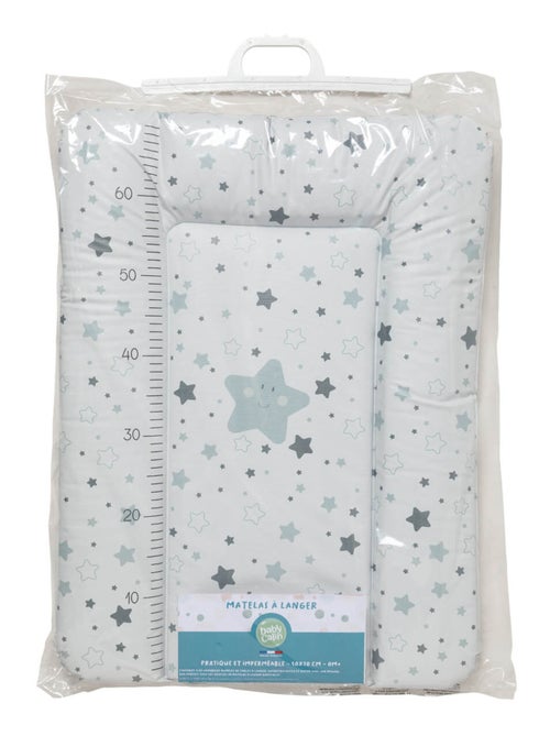 Matelas à langer Confort 50x70 cm - Etoiles grises - Babycalin - Kiabi