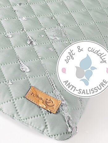 Matelas à langer déperlant avec tête de lapin 'Roba roba style'