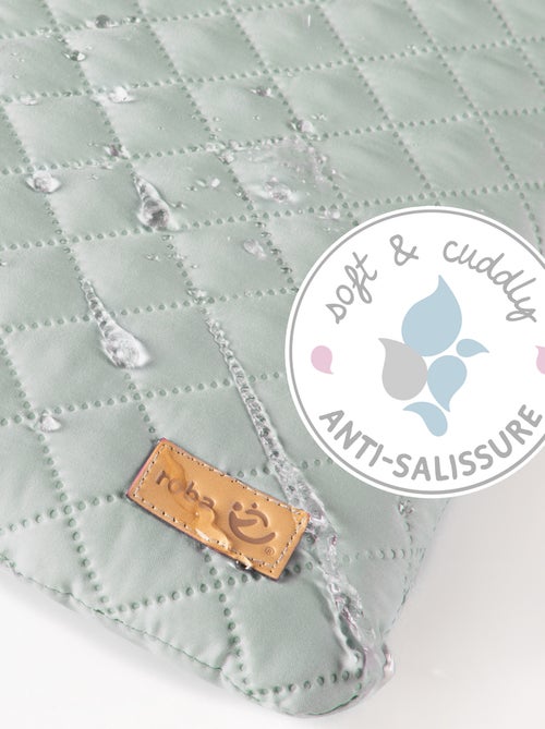 Matelas à langer déperlant avec tête de lapin 'Roba roba style' - Kiabi