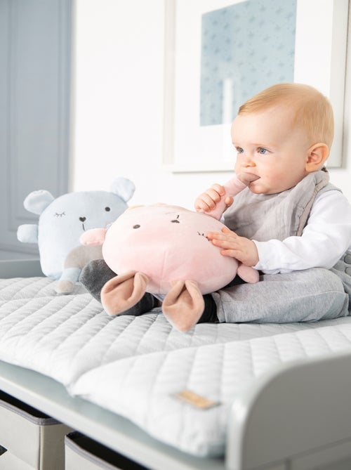 Matelas à langer déperlant avec tête d'ourson 'Roba roba style' - Kiabi