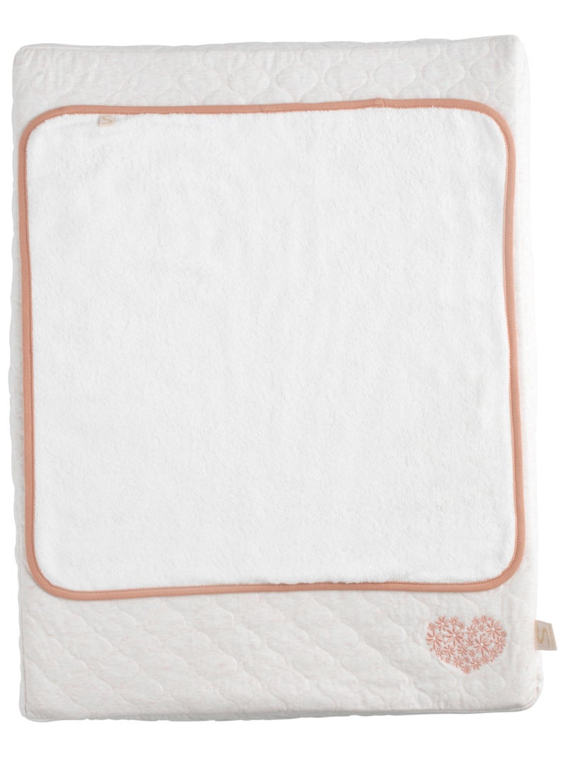 Matelas à langer en coton avec serviette - SAUTHON Beige - Kiabi