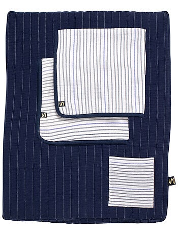 Matelas à langer en double gaze de coton et sa serviette - SAUTHON